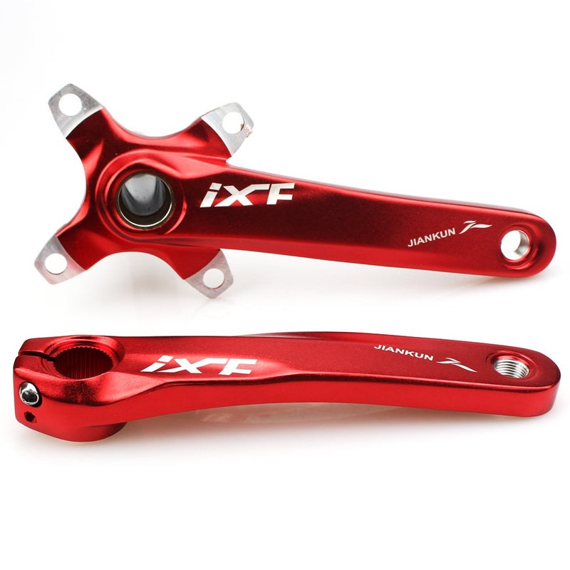 CYSKY Bike Crank Arm Set Mountain Bike Crank Arm Set 170mm 104 BCD with Bottom Bracket Kit and Chainring Bolts for MTB BMX Road Bicyle, Compatible with Shimano, FSA, Gaint (Red) - Image 4